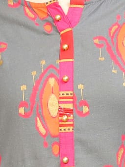 Printed Kurta With Trouser Closer Five
