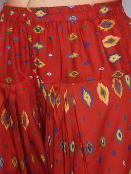 Floral Short Kurta Salwar Dupatta Second Closer