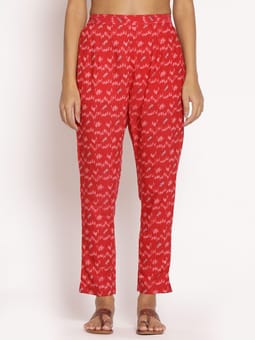 Printed Kurta Trouser Dupatta Four