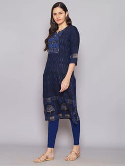 Straight Printed Kurta One
