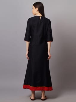 Embroidered Dress With Dupatta Back
