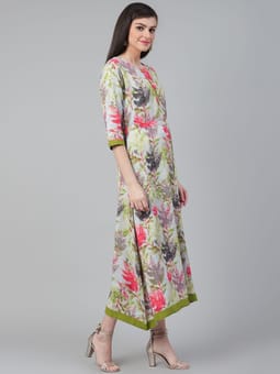 Rayon Floral Dress Two