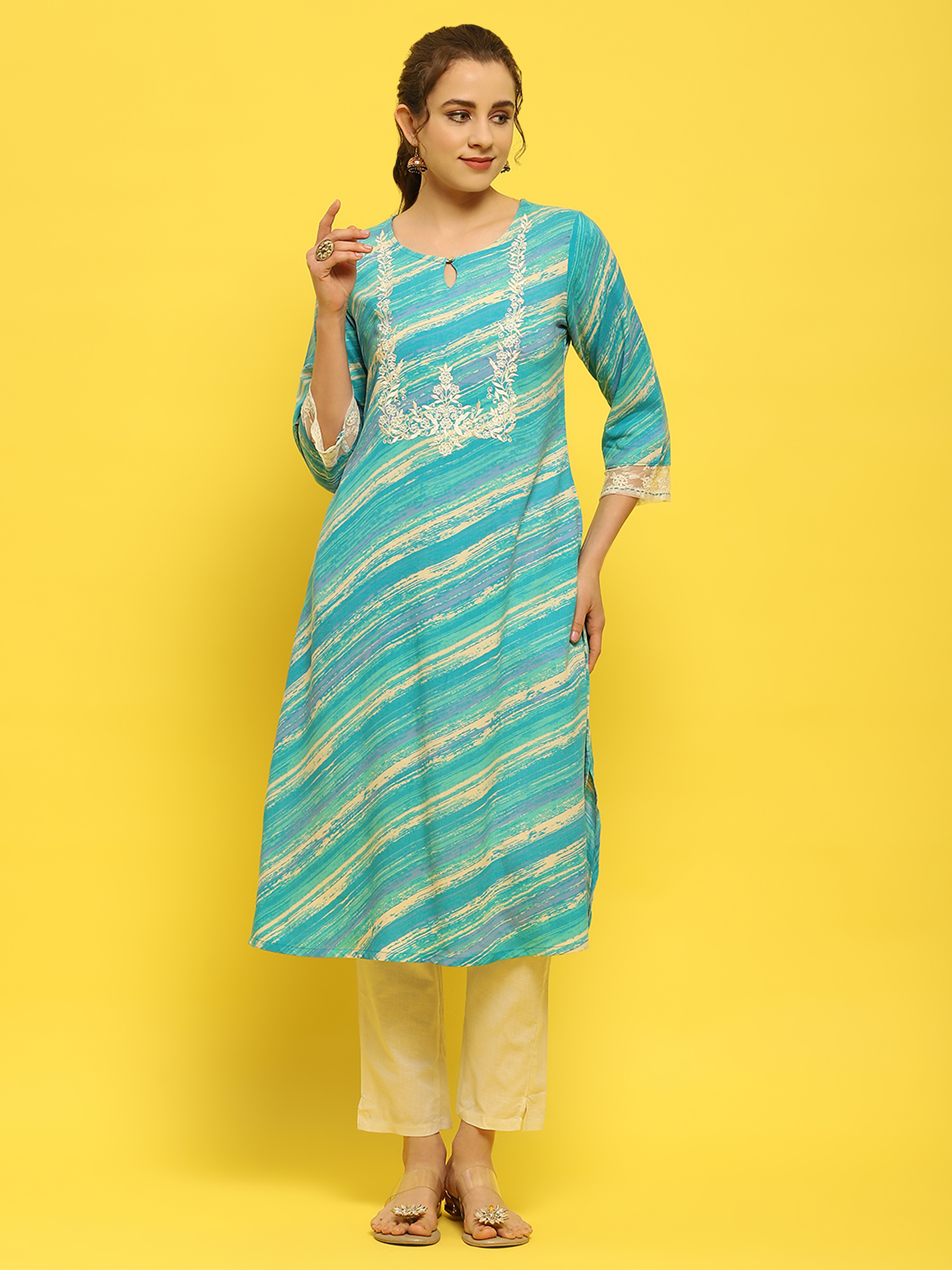 Kurta Kurti with Modern Cuts