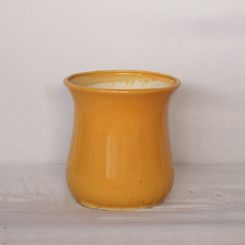 8X12 Inch Orange Vase Ceramic Planter