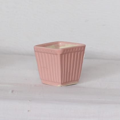 Buy 3X4 Inch Pink Cute Casket Ceramic Planter Online | Urvann.com