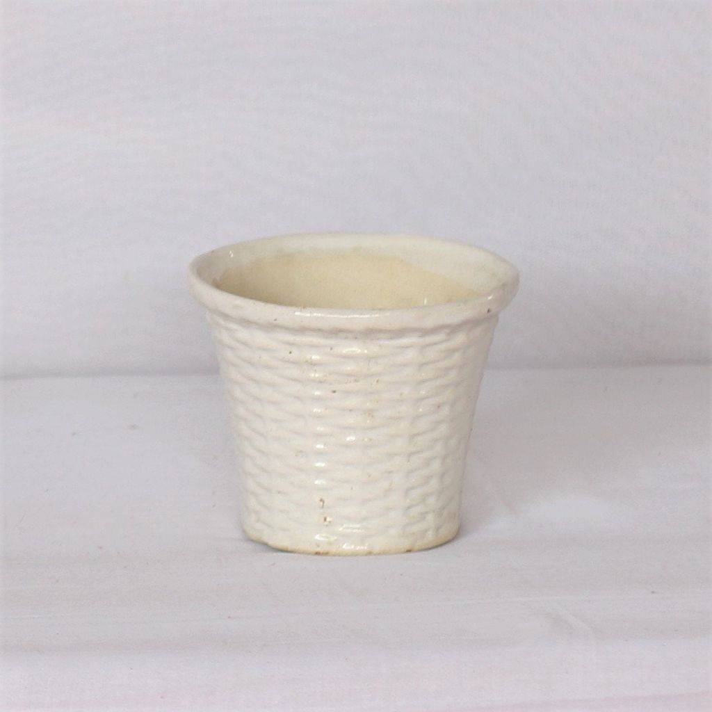 3X3X6 Inch White Daliya Ceramic Planter