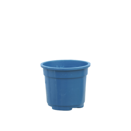 5X5 Inch Plastic Pot - Blue