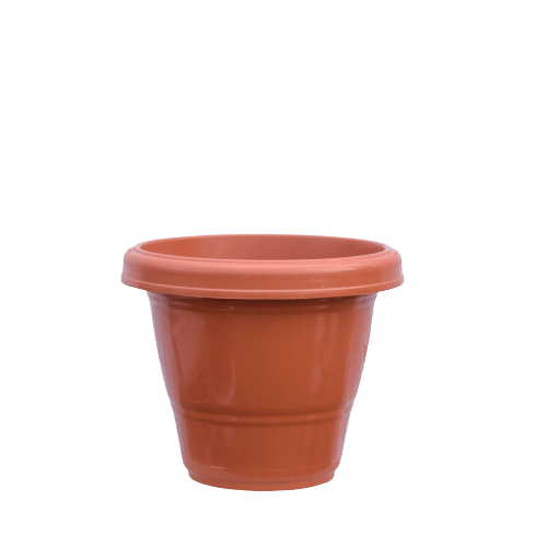 14X14 Inch Yuccabe Plastic Pot - Red