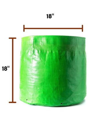 Buy Grow bags green 18X18 Online | Urvann.com