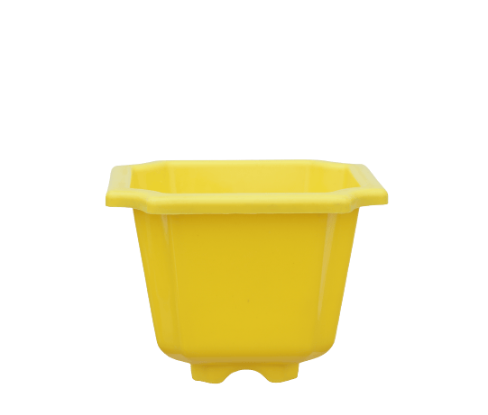 8X10 Inch Small Octa Planter - Yellow (Yuccabe)