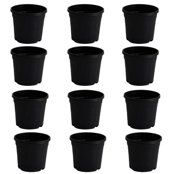 Set of 12 - 8 Inch Nursery Pots