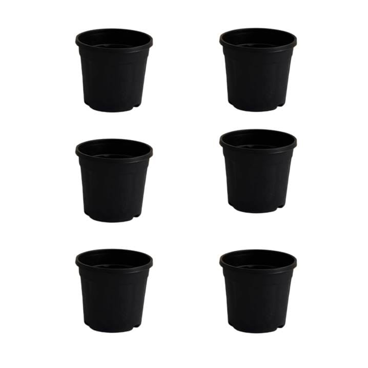 Set of 6 - 12 Inch Nursery Pots