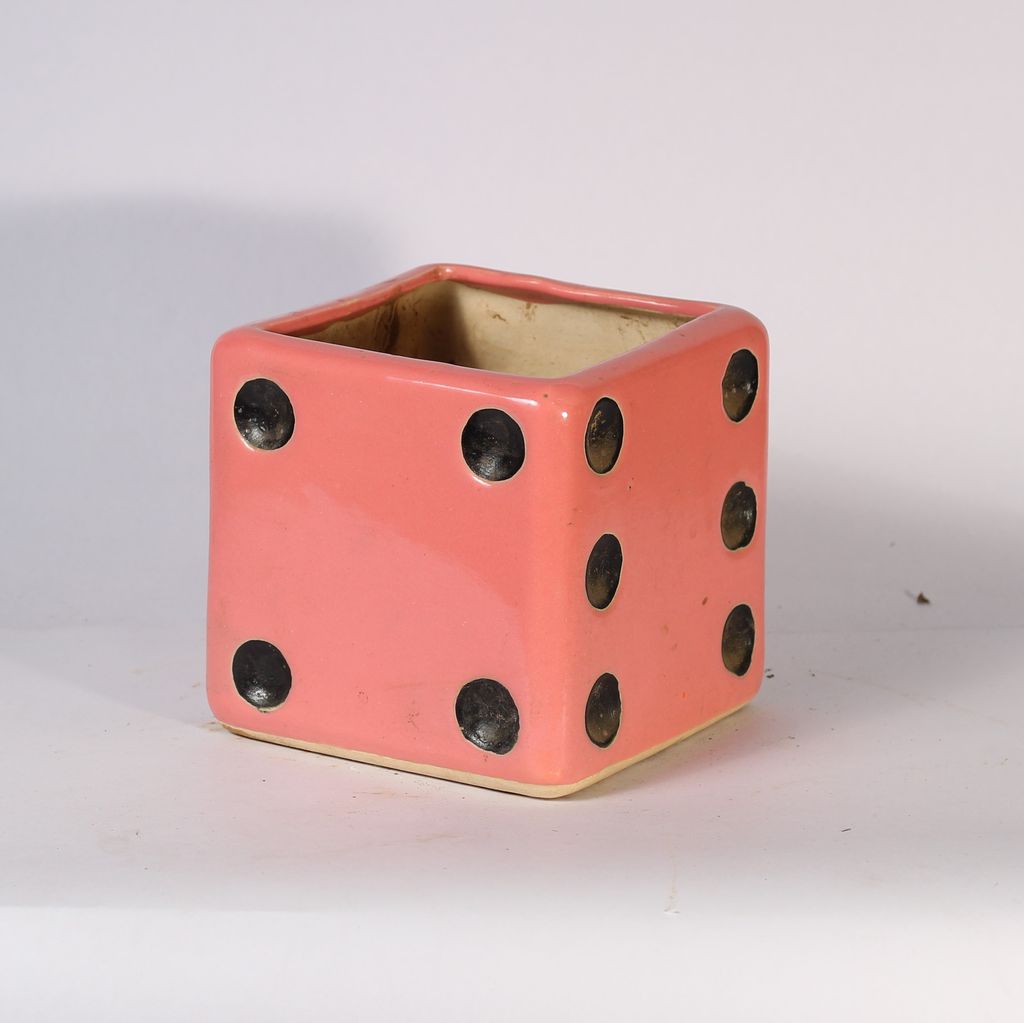 4 Inch Pink Dice