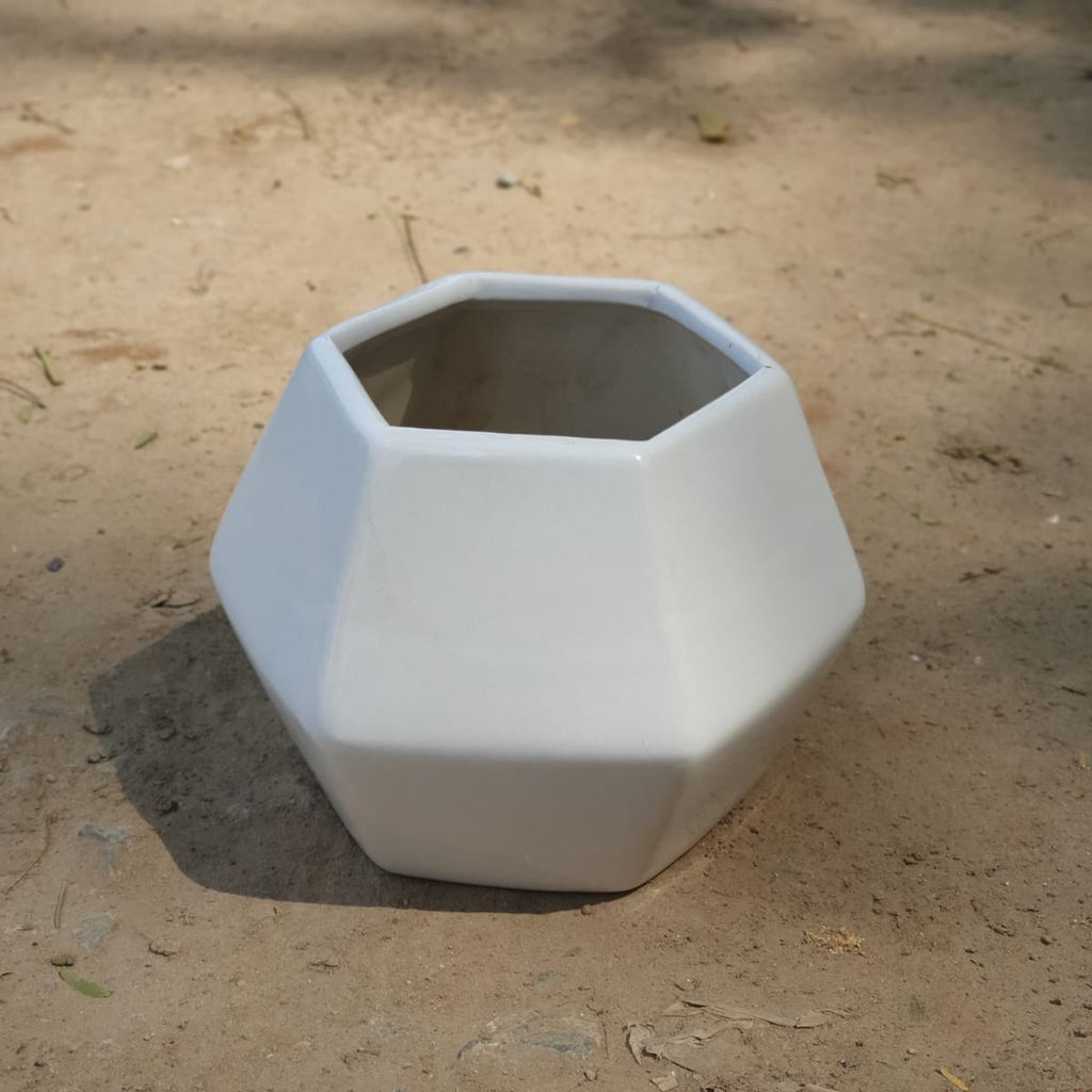 3.5 Inch Diamond Ceramic Planter