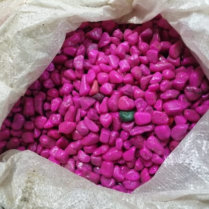 Buy Decorative Pink Pebbles - 1 kg Online | Urvann.com