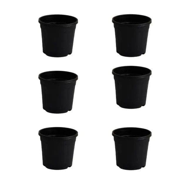 Set of 6 - 16 inch Black Nursery Pot