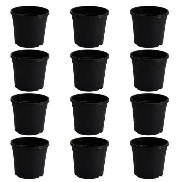 Set of 12 - 14 inch Black Nursery Pot