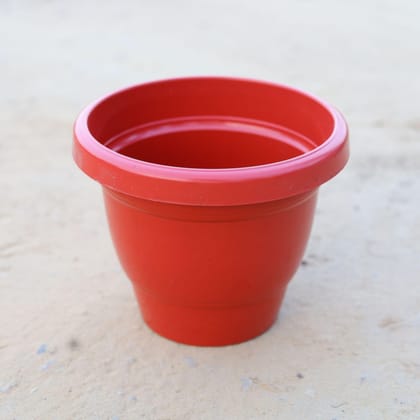 Buy 10 Inch Red Classy Plastic Pot Online | Urvann.com
