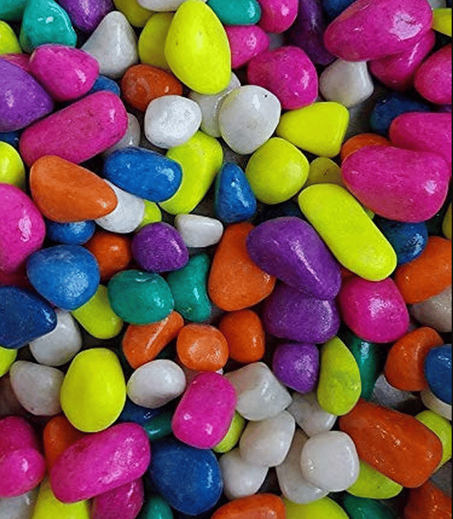 Decorative Mix Colour Stone Chips - 500 gms