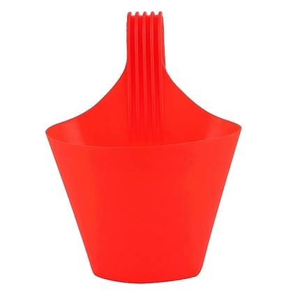 6 Inch Single Hook Hanging Plastic Pot (any colour)