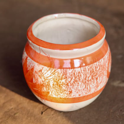 Buy 6 Inch Matki Designer Ceramic Pot (any colour & design) Online | Urvann.com