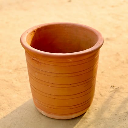 Buy 10 Inch Linen Designer Clay Pot Online | Urvann.com