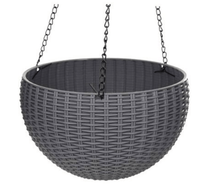 6 Inch Plastic Hanging Basket (any colour)