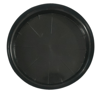 Buy 6 Inch Black Plastic Tray / Plate - To keep under the Pots Online | Urvann.com
