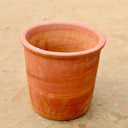 Buy 10 Inch Bricks Designer Clay Pot Online | Urvann.com