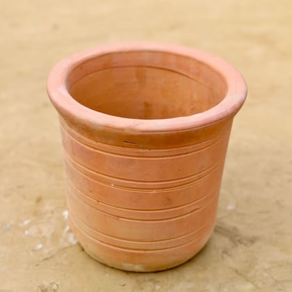 Buy 8 Inch Bricks Designer Clay Pot Online | Urvann.com