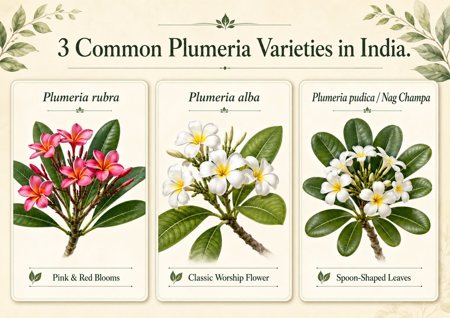 Common Plumeria Varieties in India What Is the Plumeria Plant? (And Why Indians Know It by a Different Name)