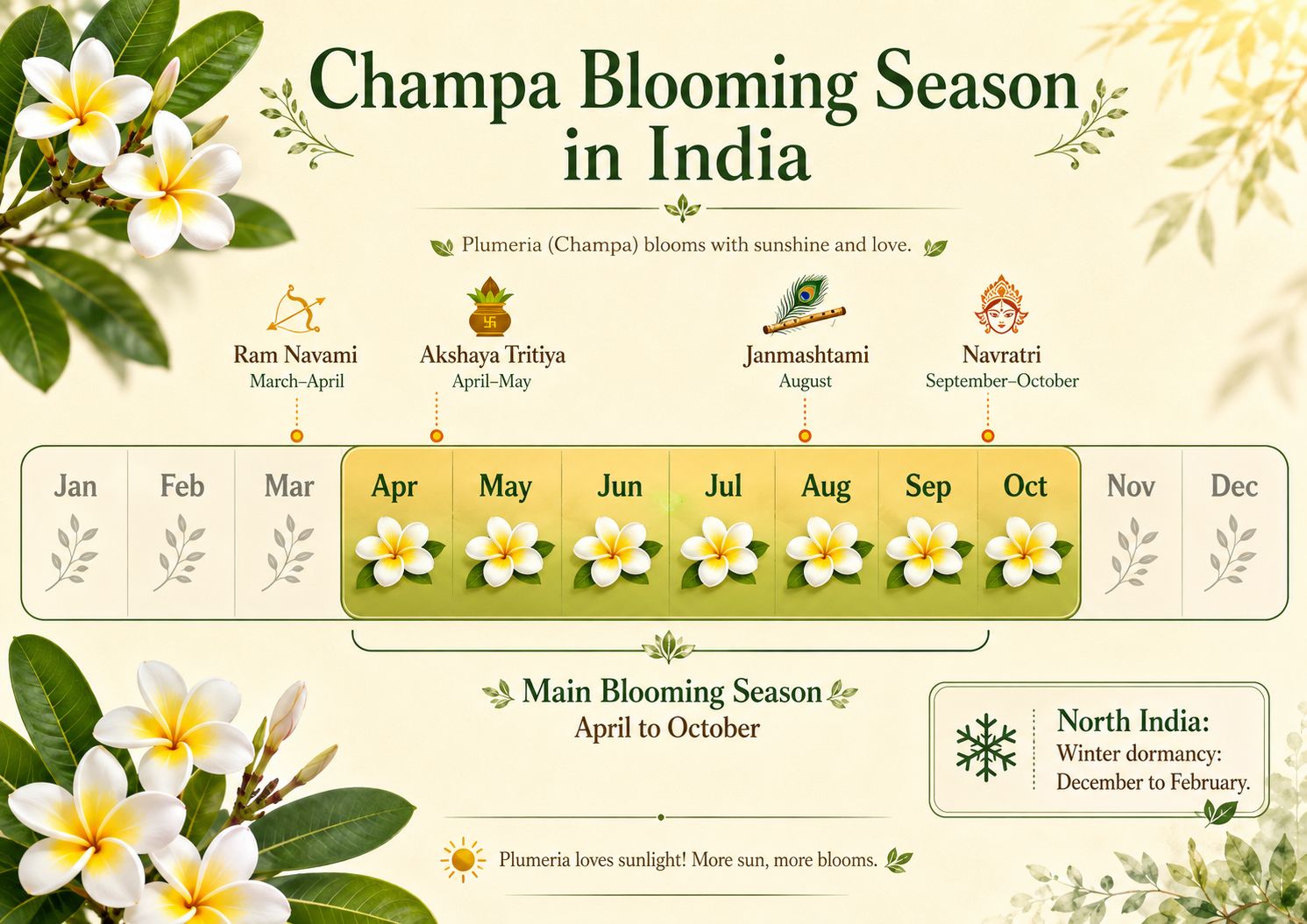 Champa Blooms Exactly When India's Festivals Begin