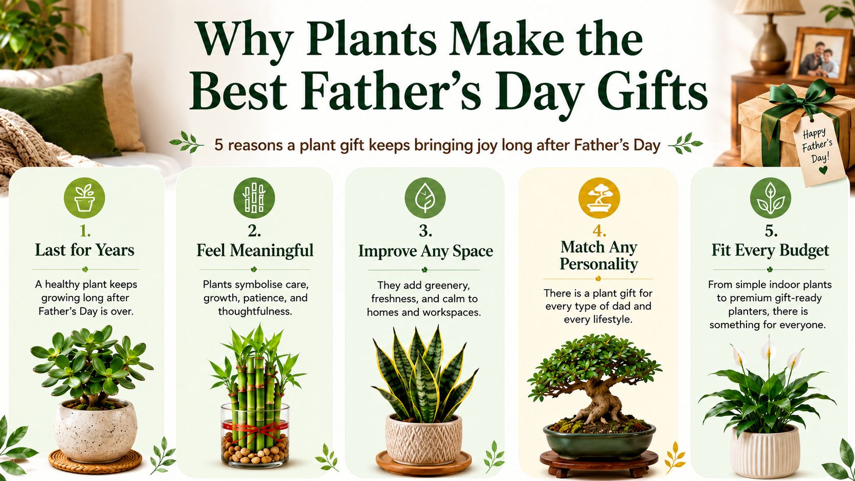 Why Plants Make the Best Father’s Day Gifts