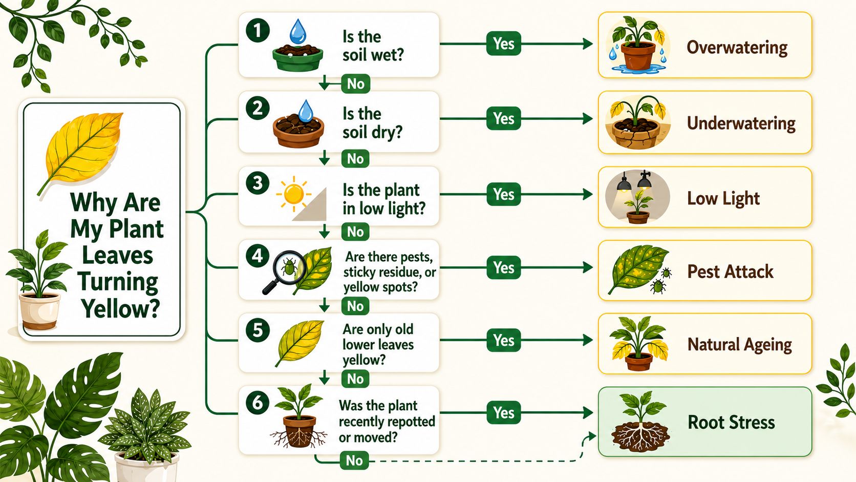 Yellow Leaves on Plants: What Does It Mean?