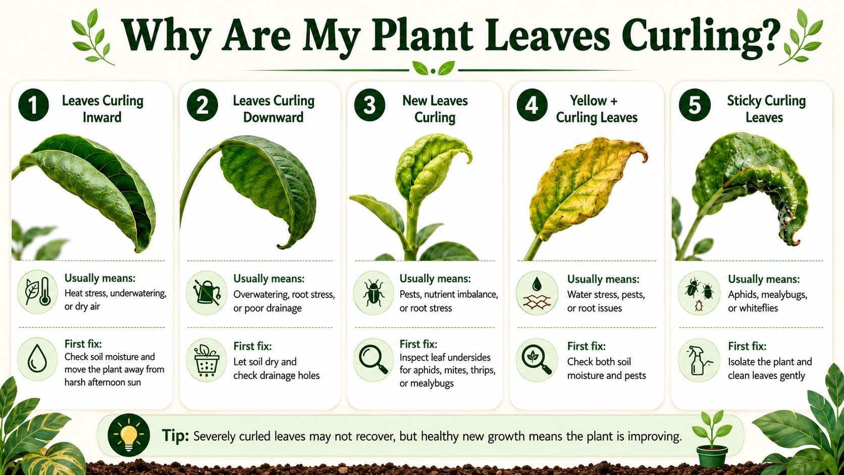 Why are my Plant Leaves Curling Curling Leaves: What Does It Mean?