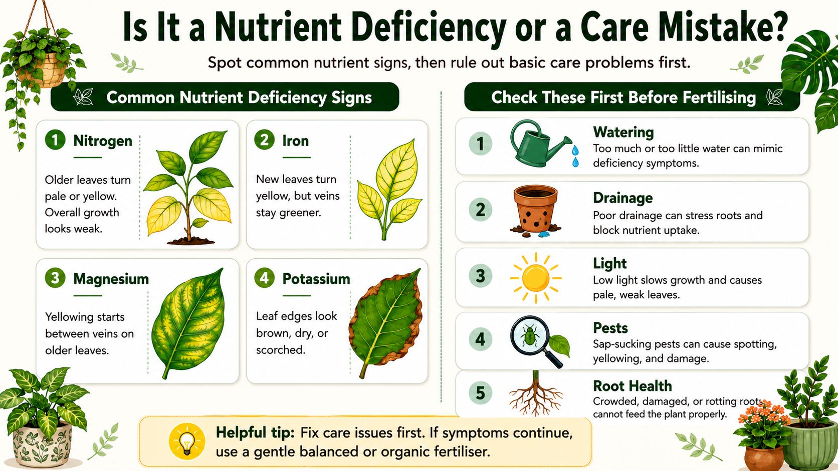 Fertiliser, Nutrient Deficiencies, and Epsom Salt