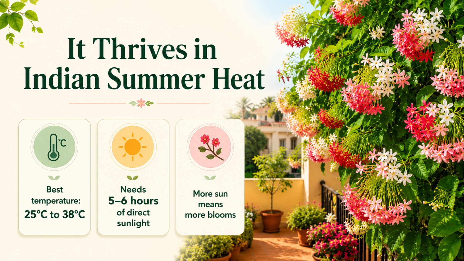 Thrives in Indian Summer Heat