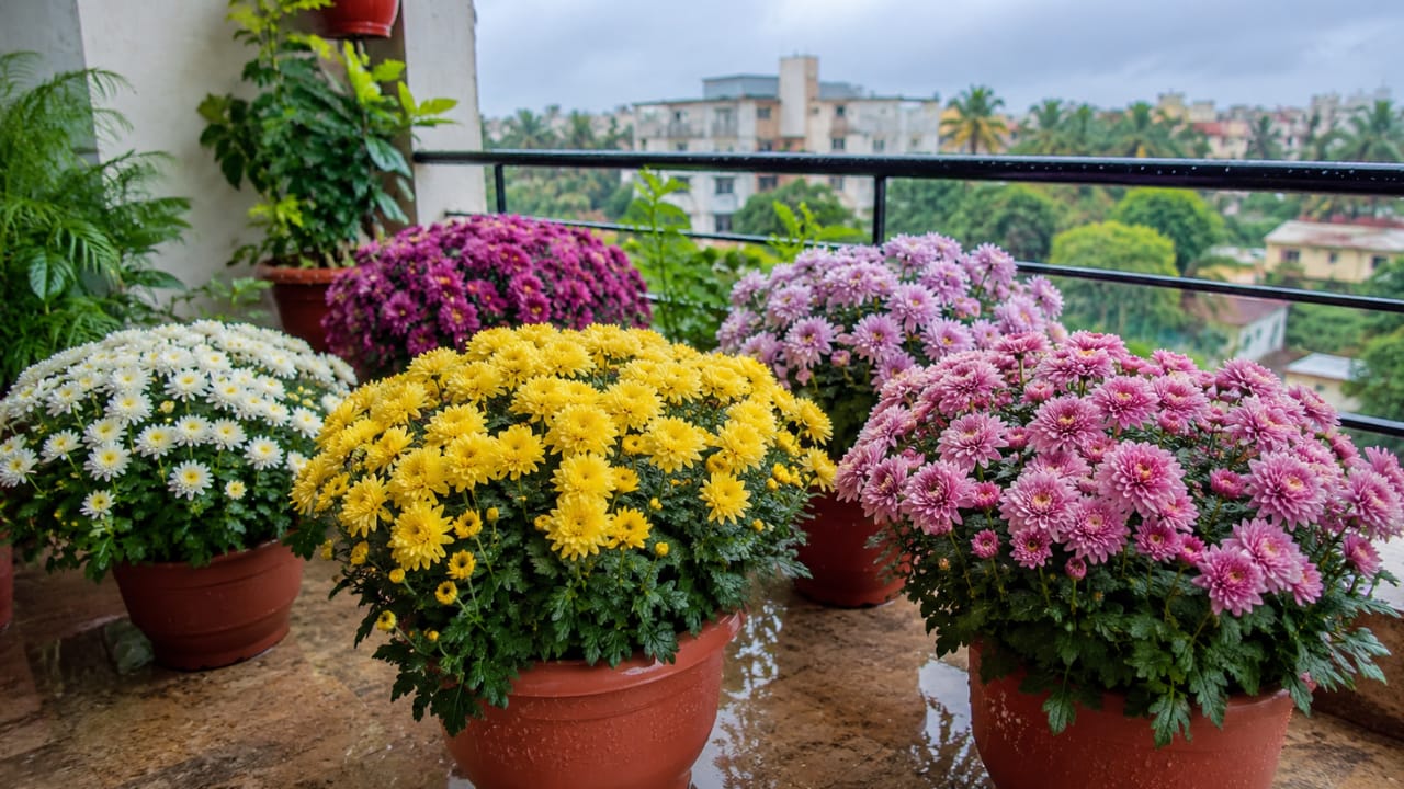 Chrysanthemum (गुलदाउदी)