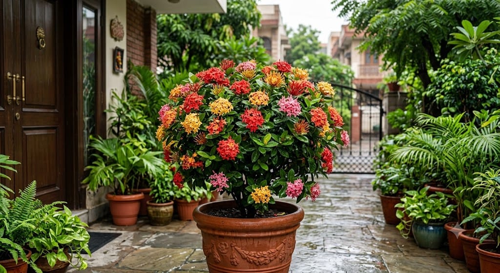 Ixora (Flame of the Woods/रुग्मिनी)