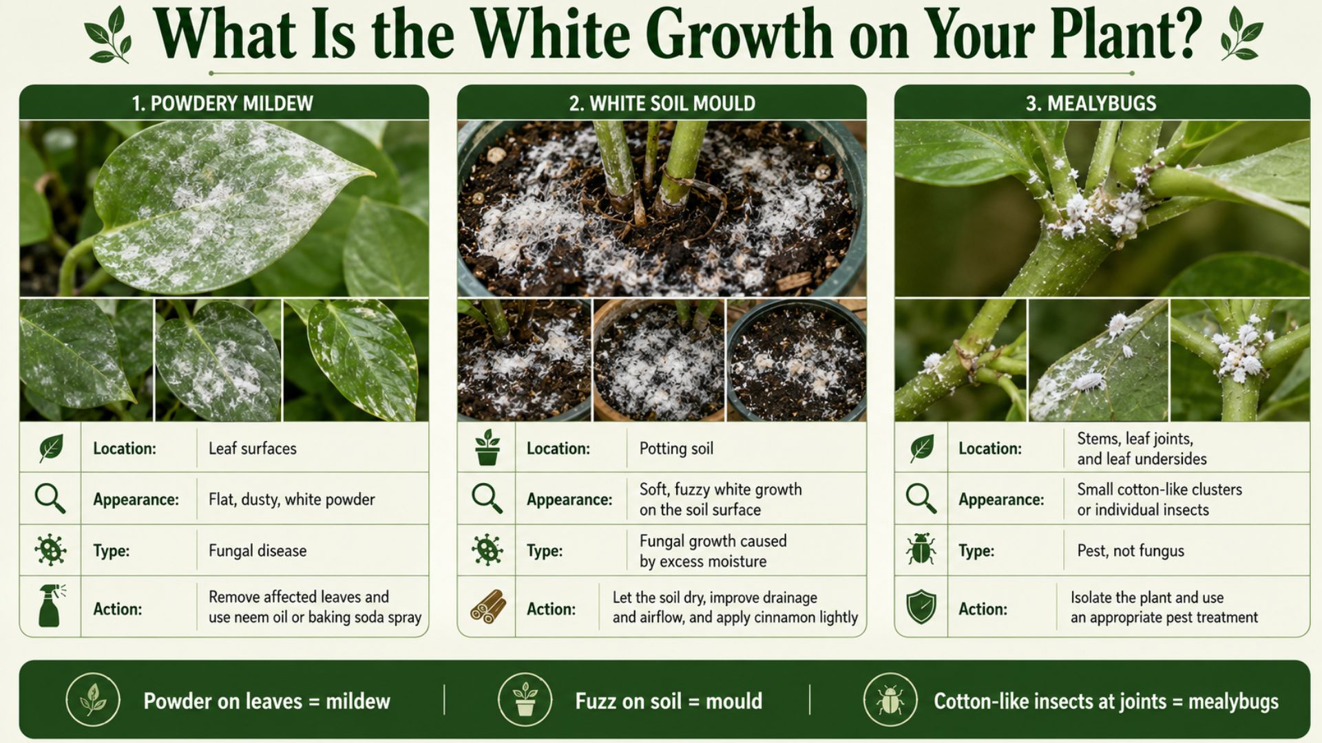 Is White Fungus Harmful to My Plant?