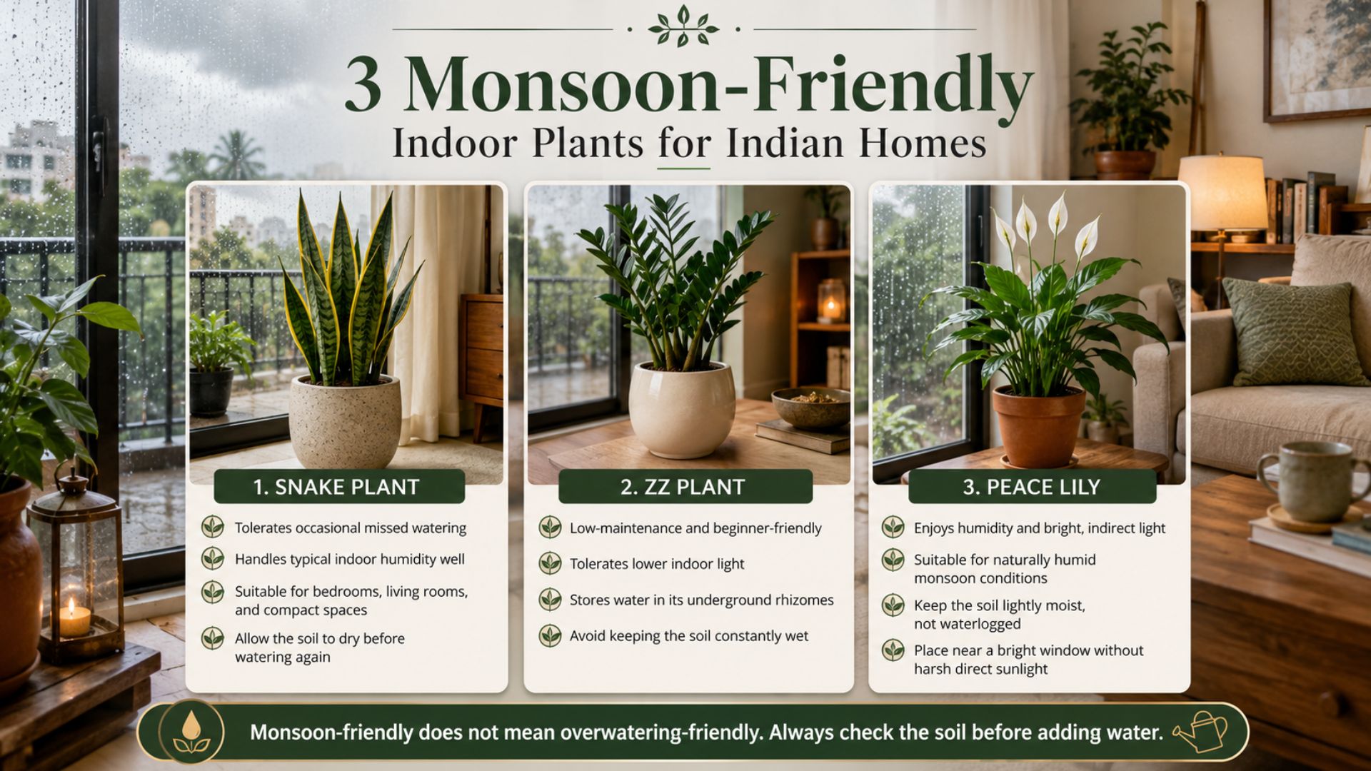 A Quick Note on Monsoon-Friendly Indoor Plants