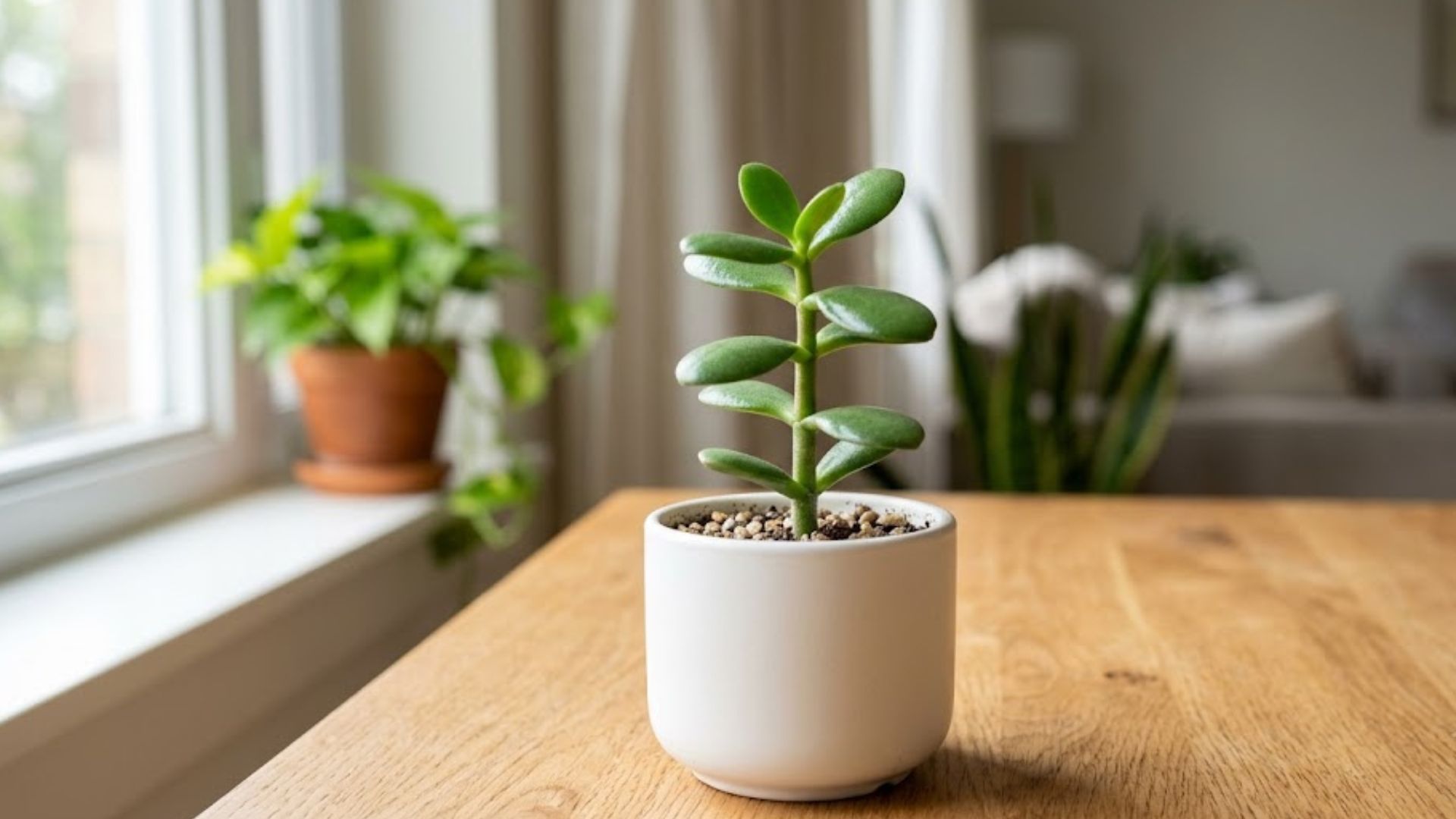 Jade Plant (Crassula ovata/जेड प्लांट)