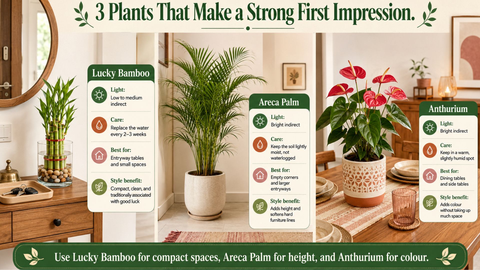 3 Plants that Make a Strong First Impression