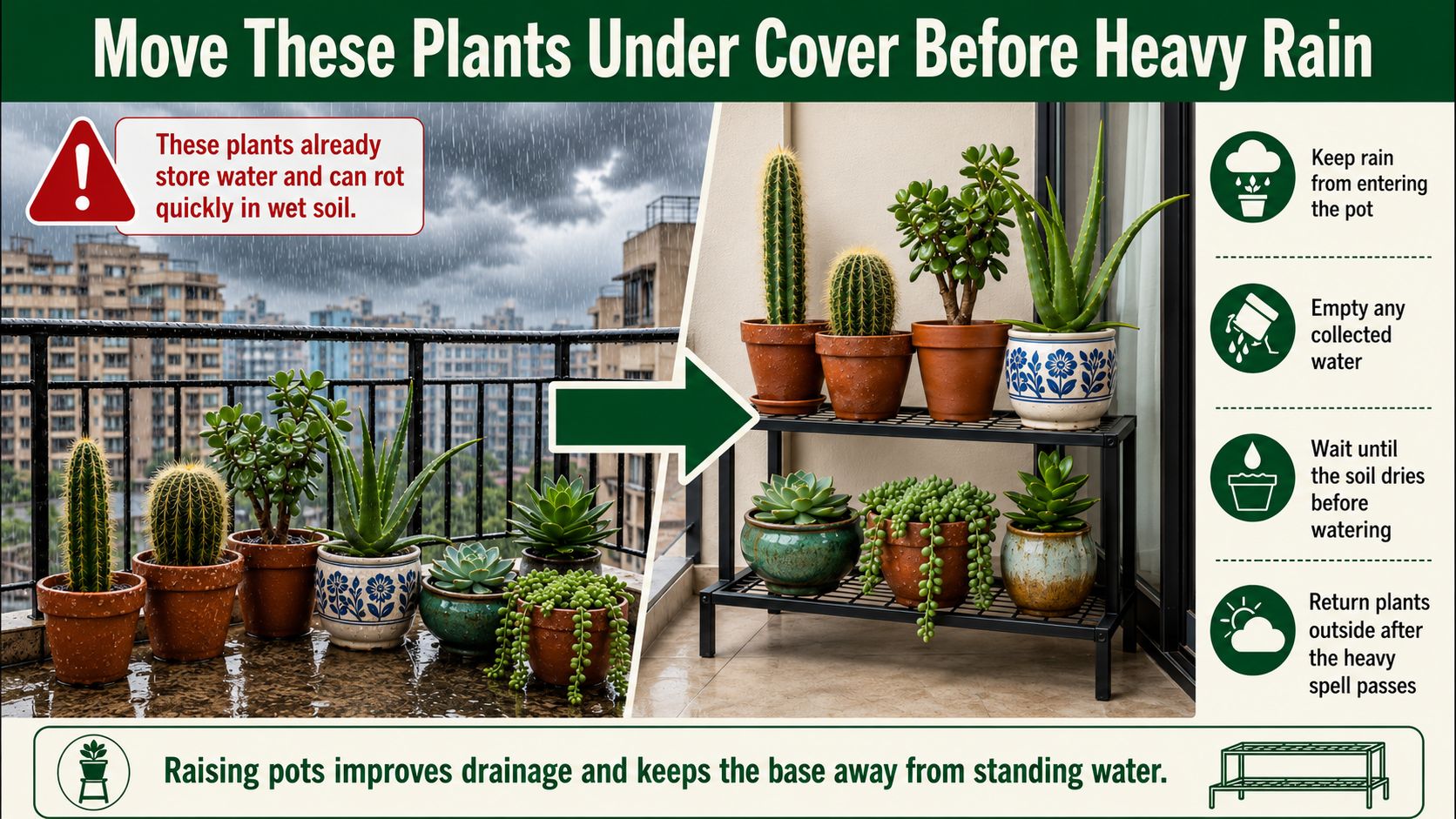 Plants You Should Move Indoors Before the Next Downpour