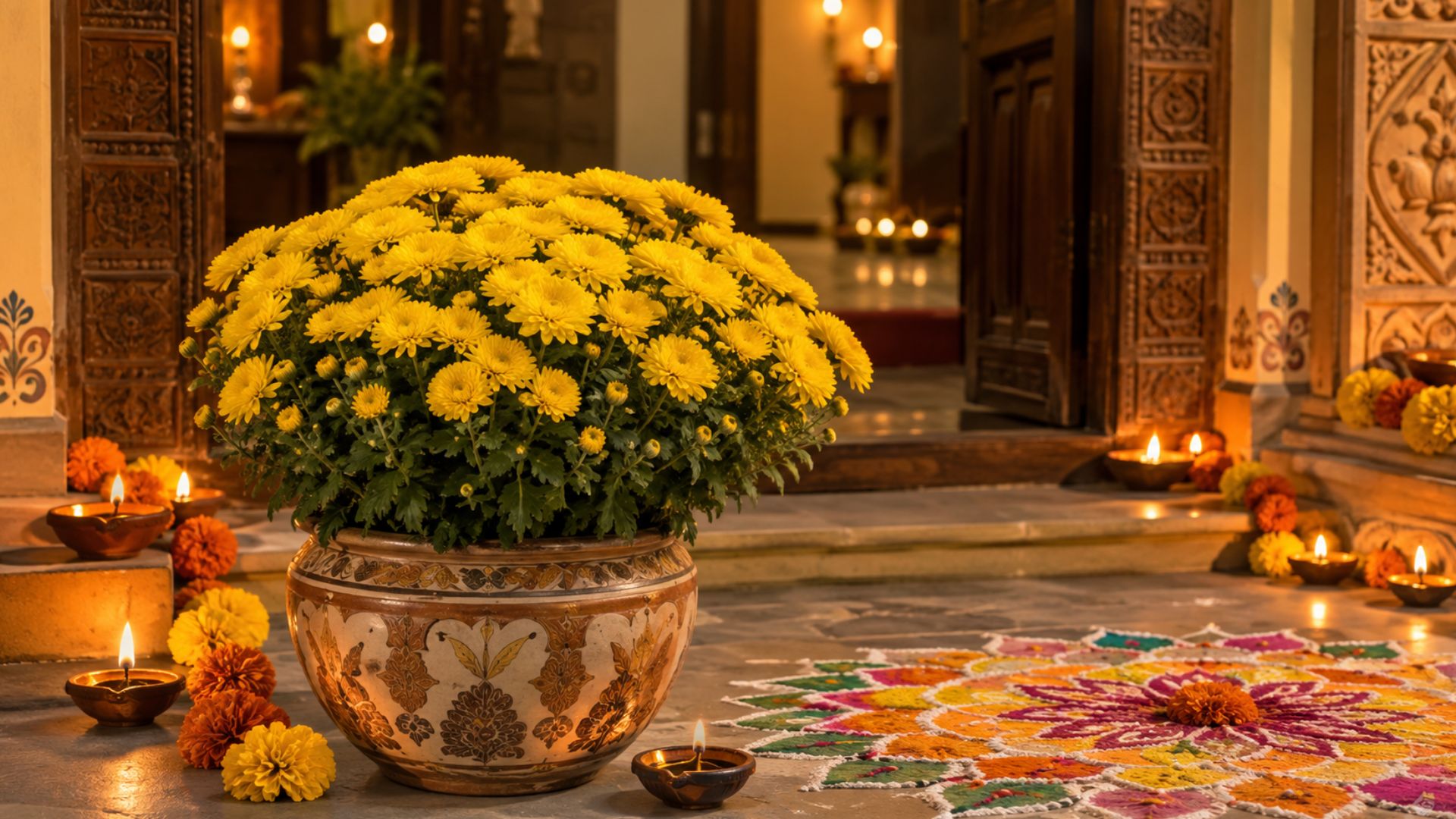 Chrysanthemum (गुलदाउदी)