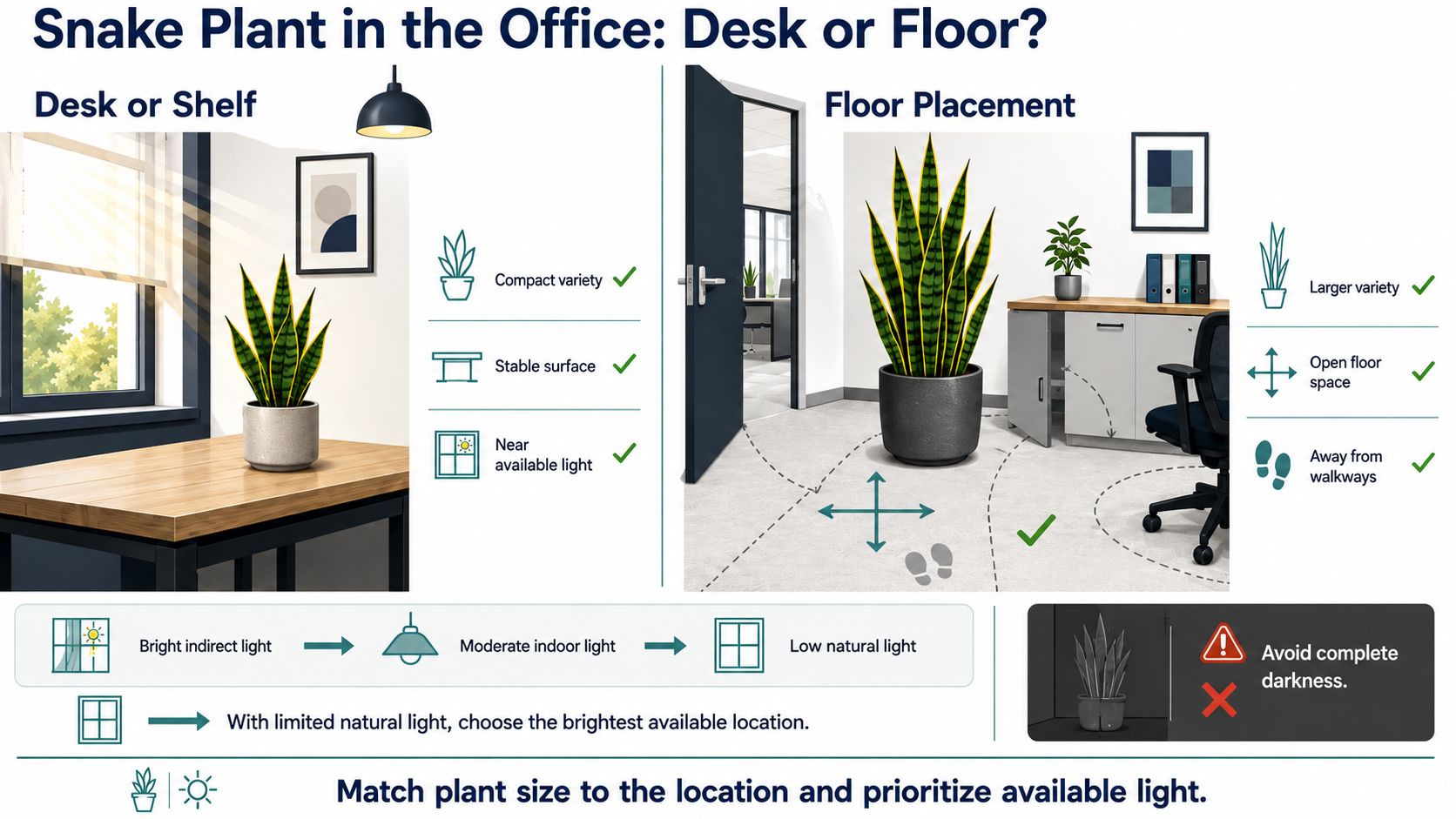 Is a Snake Plant Good for an Office?