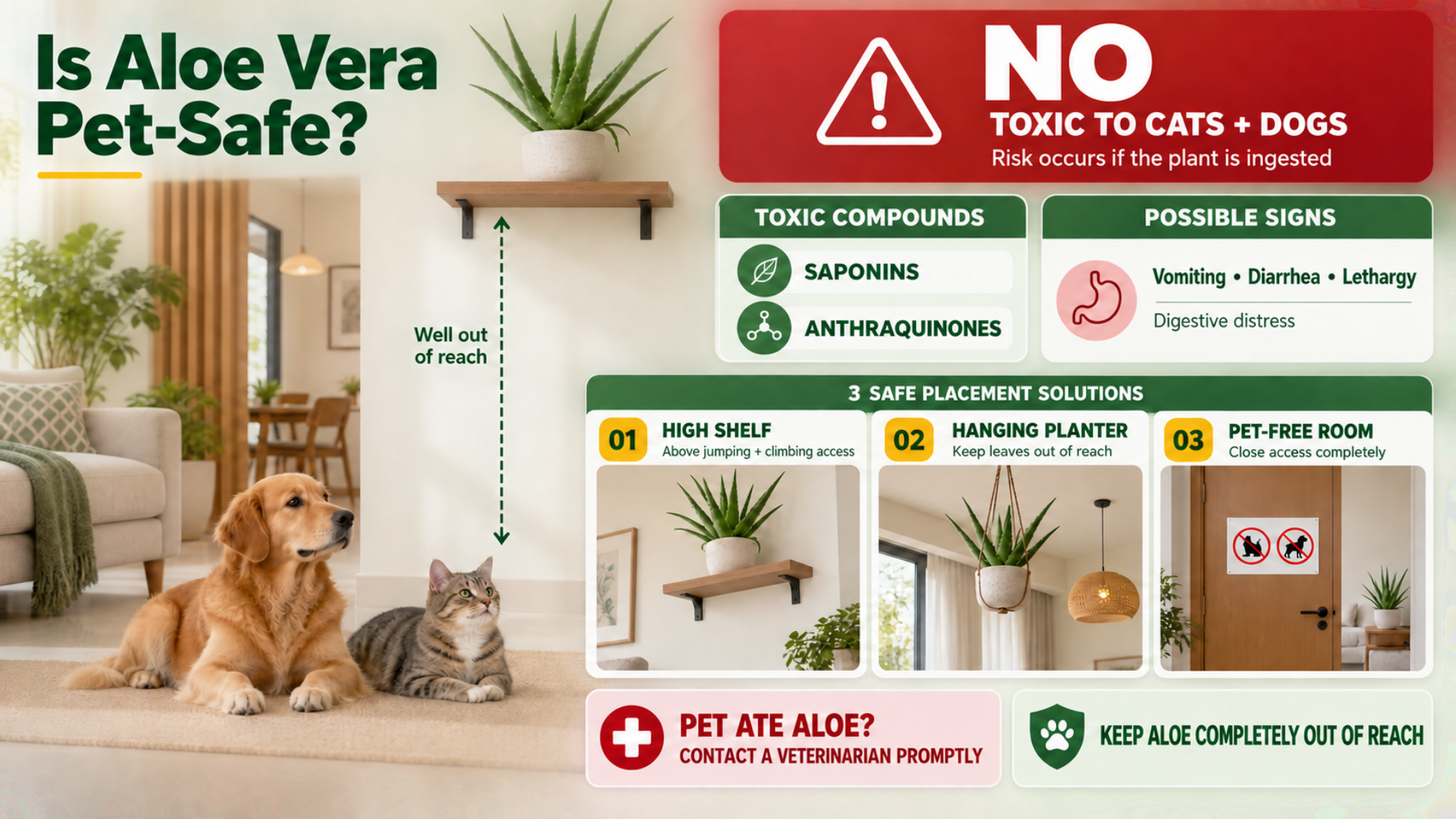 Can Pets Be Around Aloe Vera Plants?