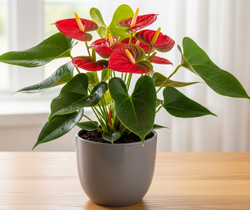 Long-lasting blooms and glossy foliage.
