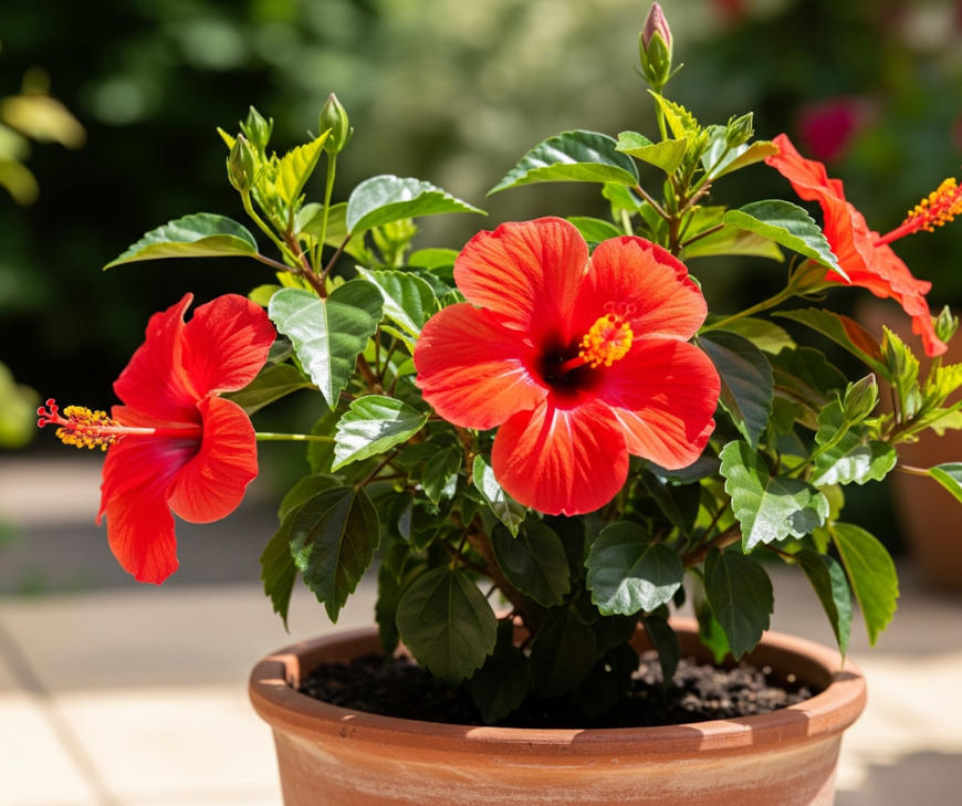 Bold, tropical, and showy — hibiscus is made for Indian weather.