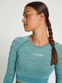 hmlMT SAGA SEAMLESS CROP T-SHIRT LS